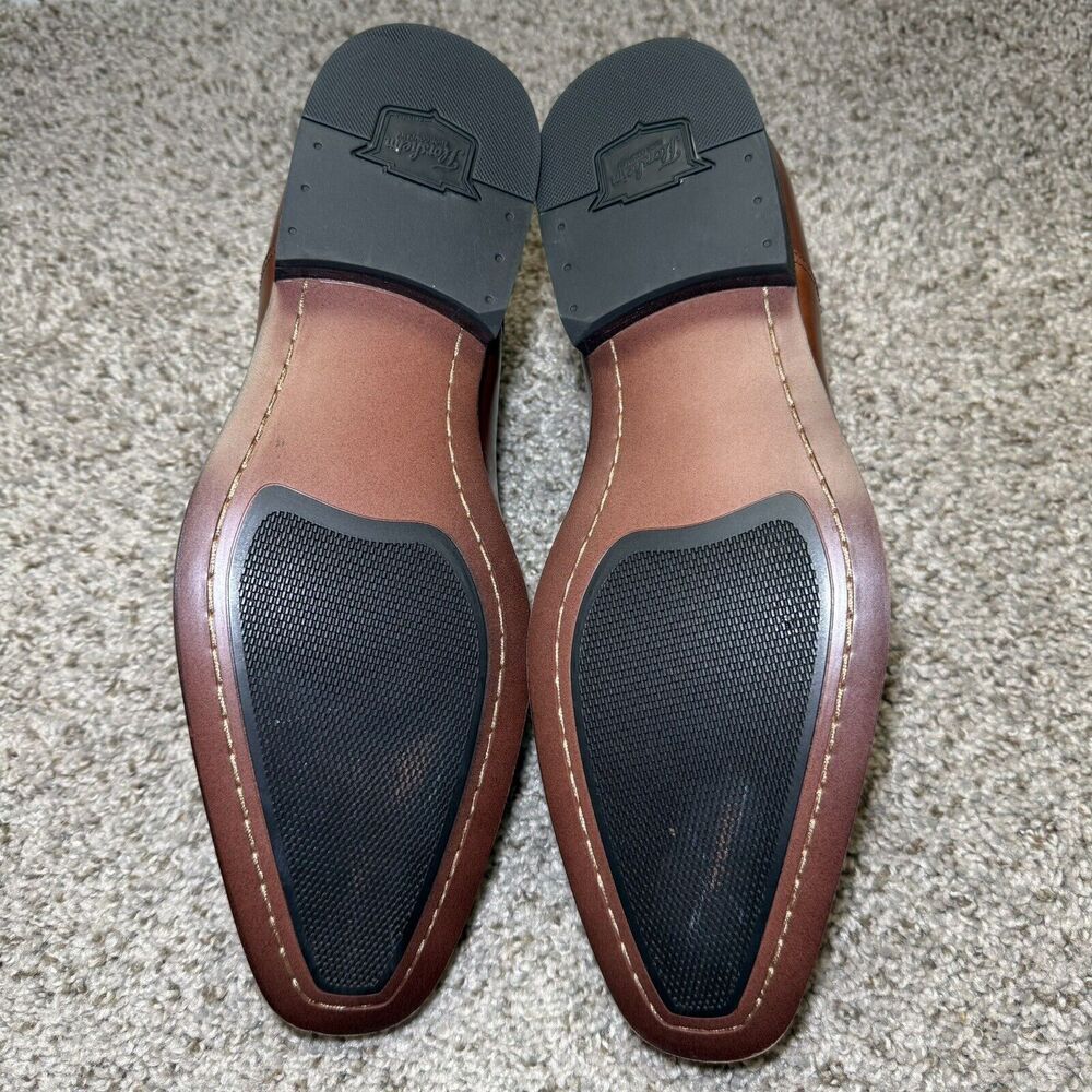 Florsheim Men's Francisco Cognac Cap-Toe Oxford 11528-221 Memory Foam Size 8.5D - Picture 8 of 10